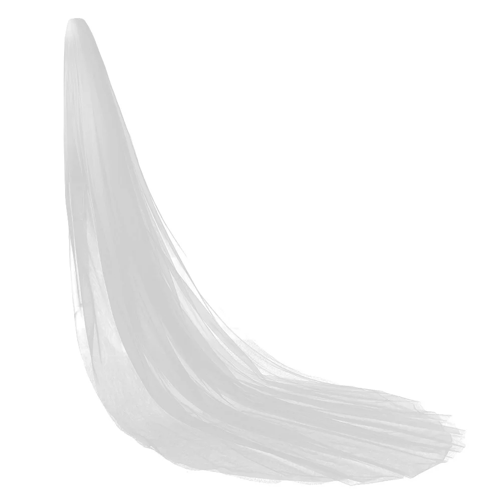 Elegant Simple Bridal Veil 1 Layer 3 Meters Long Floor Length White Tulle Wedding Accessory For Bride With Comb
Elegant Simple Bridal Veil 1 Layer 3 Meters Long Floor Length White Tulle Wedding Accessory For Bride With Comb
