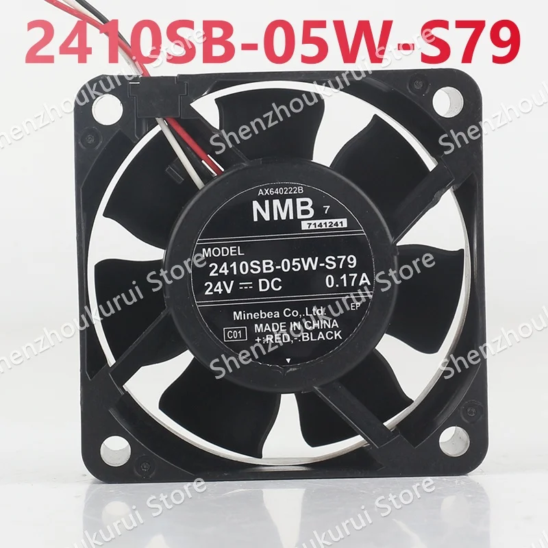 6CM NMB DC 24V 0.17A AC EC 6025 printing machine copier High air volume Silent 60X60X25MM 2410SB-05W-S79 cooling fan
6CM NMB DC 24V 0.17A AC EC 6025 printing machine copier High air volume Silent 60X60X25MM 2410SB-05W-S79 cooling fan