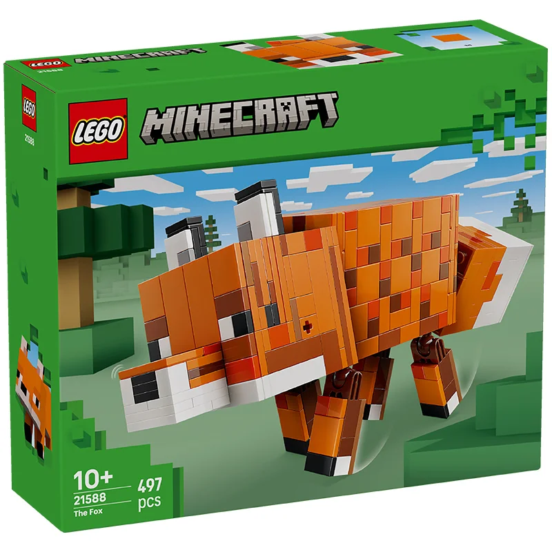 Lego Minecraft Series 21588 Fox Boy and Girl Children's Gift Educational Building Blocks Toy
Lego Minecraft Series 21588 Fox Boy and Girl Children's Gift Educational Building Blocks Toy