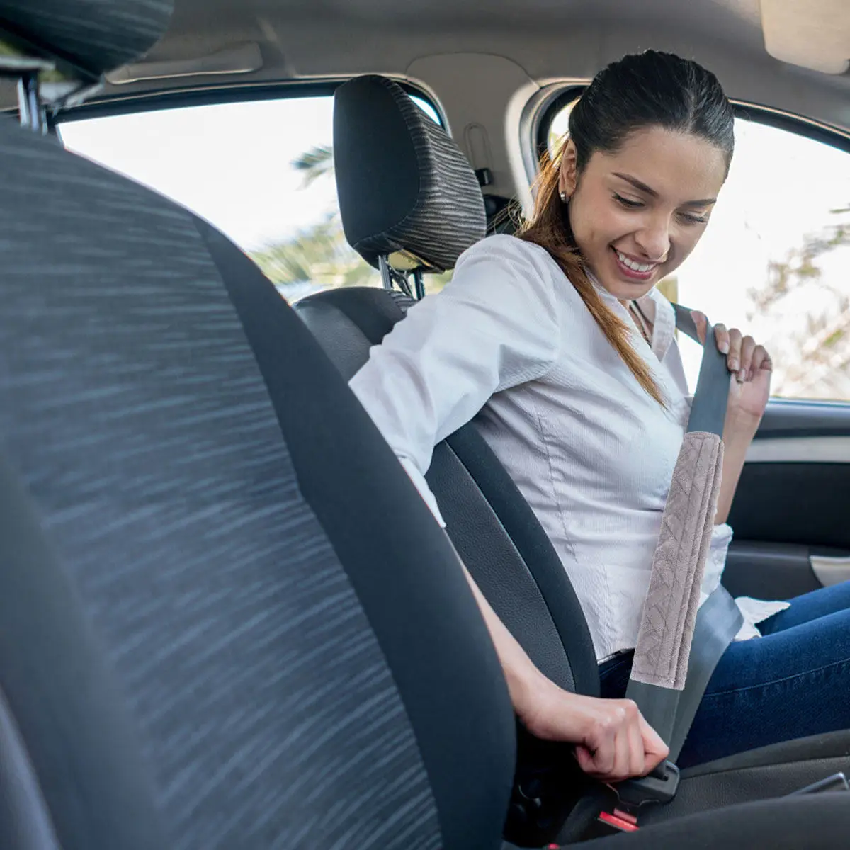 1Pair Safety Belt Covers Breathable Car Cushions Shoulder Pads Removable Soft Safety Belt Protectors for Car Backpack Laptop
1Pair Safety Belt Covers Breathable Car Cushions Shoulder Pads Removable Soft Safety Belt Protectors for Car Backpack Laptop