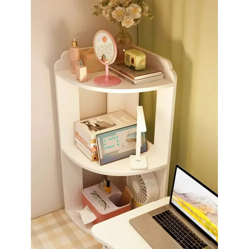 White MultiLayer Corner Desk Organizer Rack, Wall Mounted Shelf Storage Holder For Bookshelf, Bedroom, Dorm, Home Office Decor
White MultiLayer Corner Desk Organizer Rack, Wall Mounted Shelf Storage Holder For Bookshelf, Bedroom, Dorm, Home Office Decor