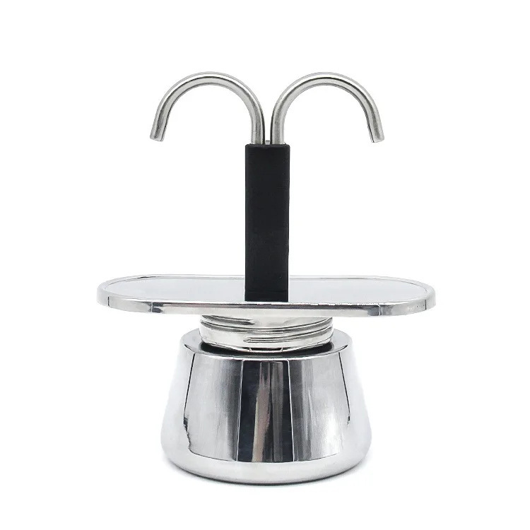 Double tube 304 stainless steel moka pot coffee pot Italian coffee pot espresso mini hand-made coffee pot
Double tube 304 stainless steel moka pot coffee pot Italian coffee pot espresso mini hand-made coffee pot