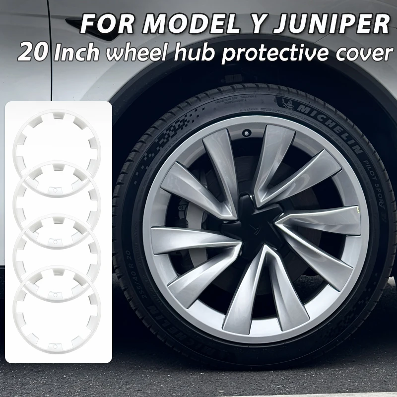 Для Tesla Model Y Juniper 2025 20-дюймовый обод, защита ступицы колеса, защитные накладки на колесо, аксессуары, авто, внешний ABS
Для Tesla Model Y Juniper 2025 20-дюймовый обод, защита ступицы колеса, защитные накладки на колесо, аксессуары, авто, внешний ABS