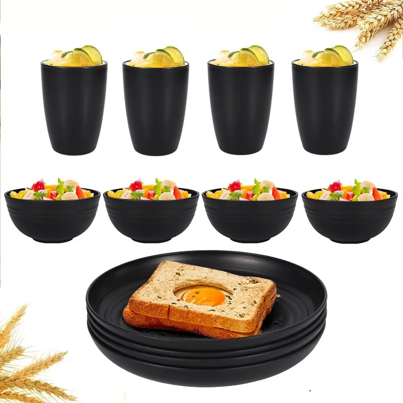 Легкие наборы тарелок и мисок – посуда для микроволновой печи, небьющиеся обеденные тарелки, десертные тарелки, миски для хлопьев, чашки для напитков 16 шт.
Легкие наборы тарелок и мисок – посуда для микроволновой печи, небьющиеся обеденные тарелки, десертные тарелки, миски для хлопьев, чашки для напитков 16 шт.