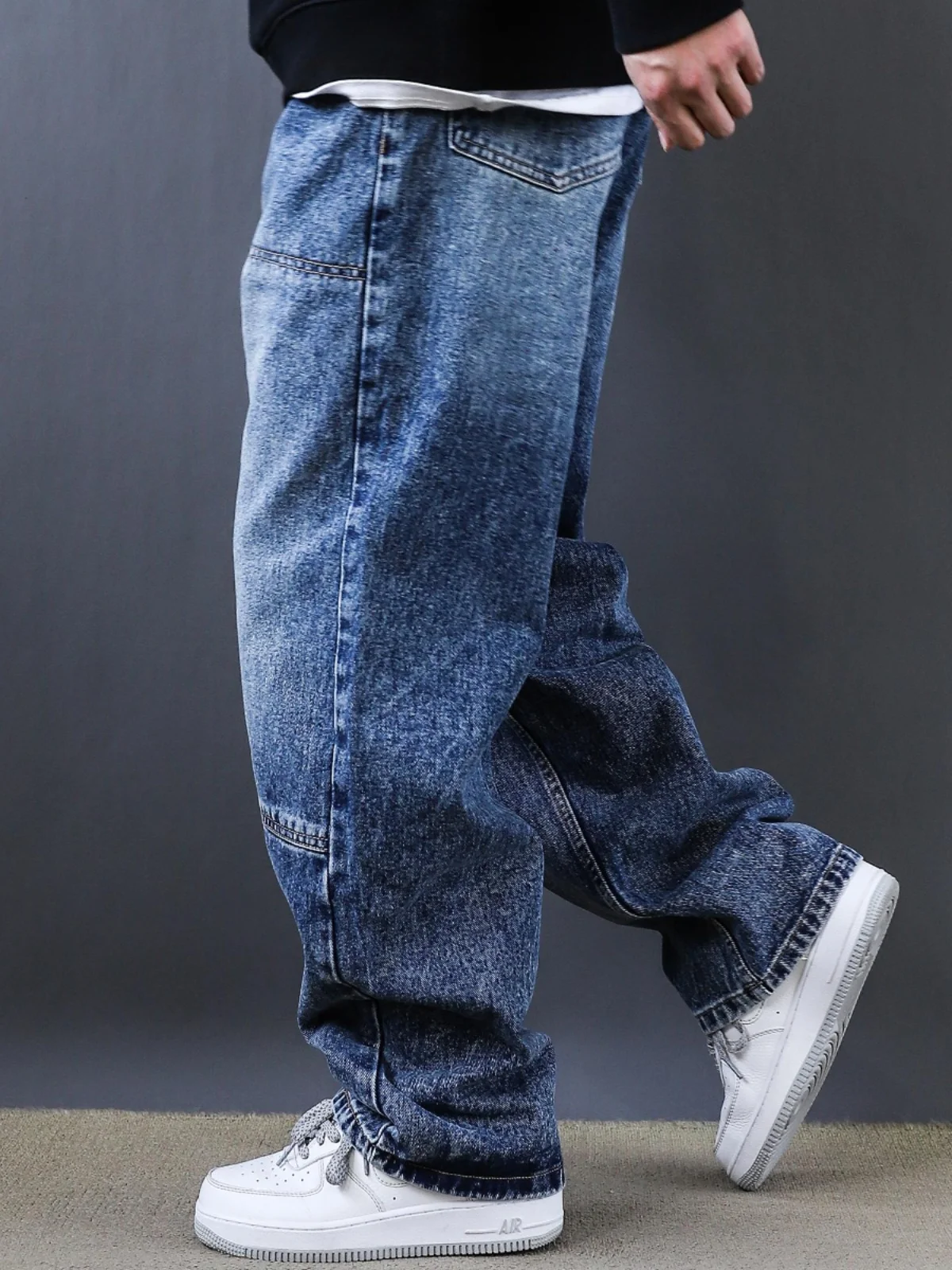 Retro American Waed Straight Leg Workwear Jeans Men's Loose Wide Leg Long Trousers Spring New Sle Casual Wear Resistant
Retro American Waed Straight Leg Workwear Jeans Men's Loose Wide Leg Long Trousers Spring New Sle Casual Wear Resistant