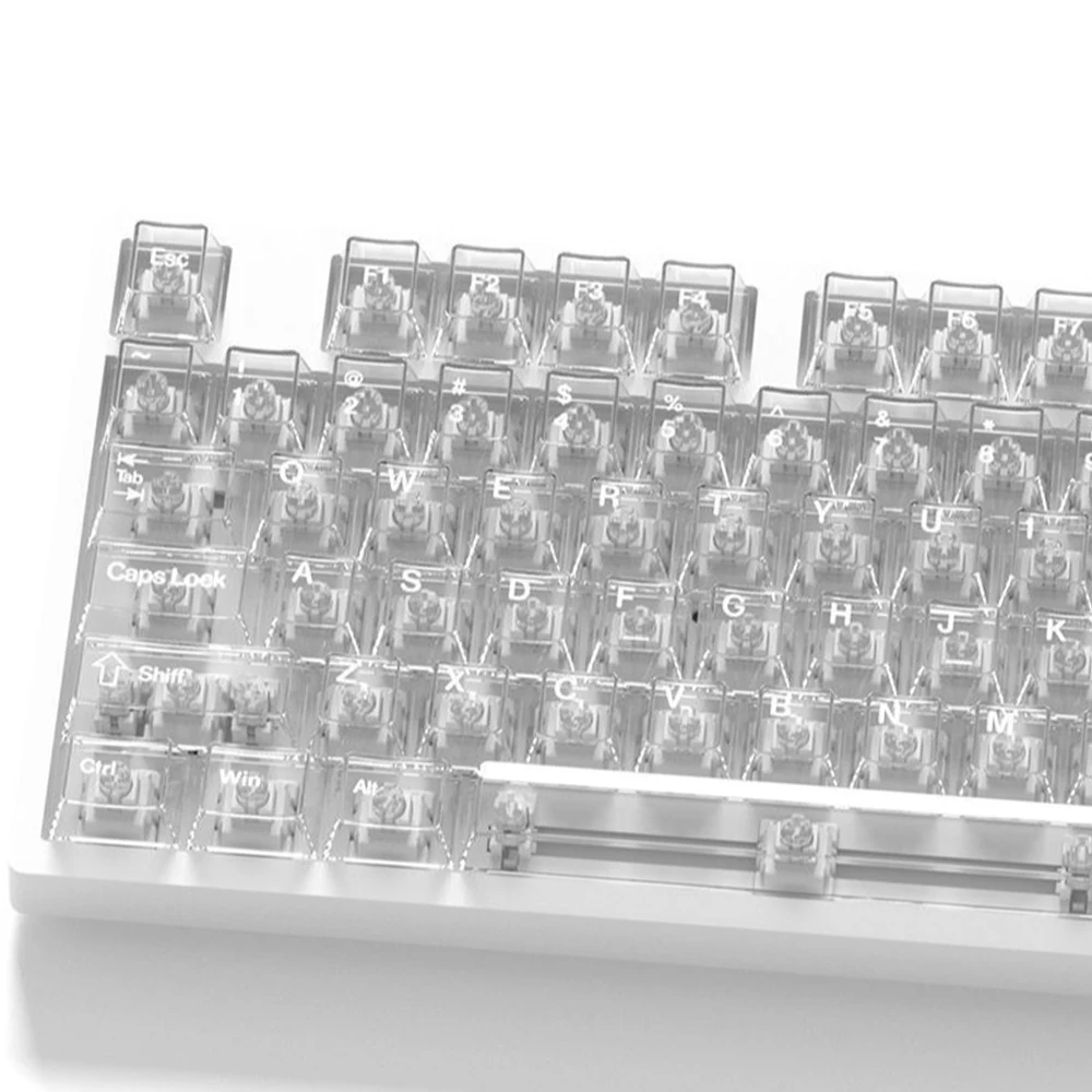 PC Keycaps Clear Transparent & Frosted Translucent White Black Full Set for Mechanical Keyboard 61 68 75 84 87 89 96 98 100 104
PC Keycaps Clear Transparent & Frosted Translucent White Black Full Set for Mechanical Keyboard 61 68 75 84 87 89 96 98 100 104