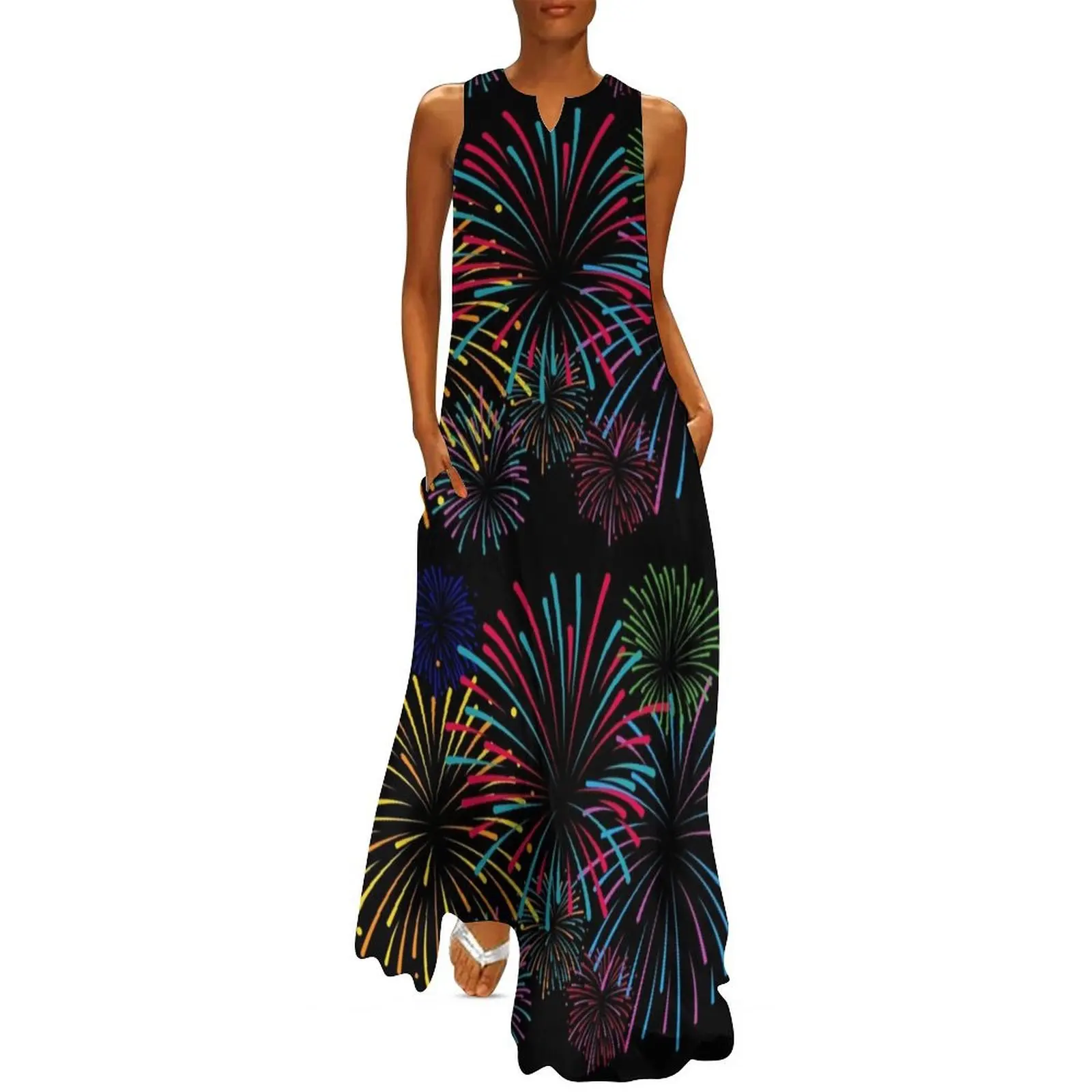Fireworks Long Dress women's summer dress 2025 elegant guest wedding dress Women dresses summer birthday dresses for women
Fireworks Long Dress women's summer dress 2025 elegant guest wedding dress Women dresses summer birthday dresses for women
