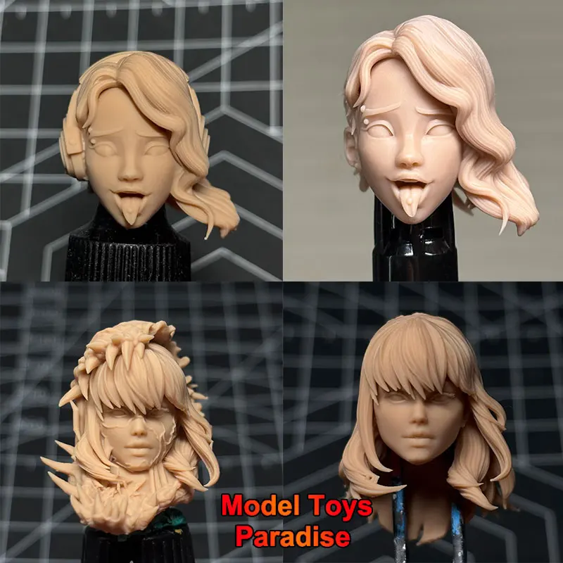 Unpainted DIY Head Sculpt 1/12 Scale Woman Soldier Gwen Super Hero White Model Head Fit 6inch Action Figure Body
Unpainted DIY Head Sculpt 1/12 Scale Woman Soldier Gwen Super Hero White Model Head Fit 6inch Action Figure Body