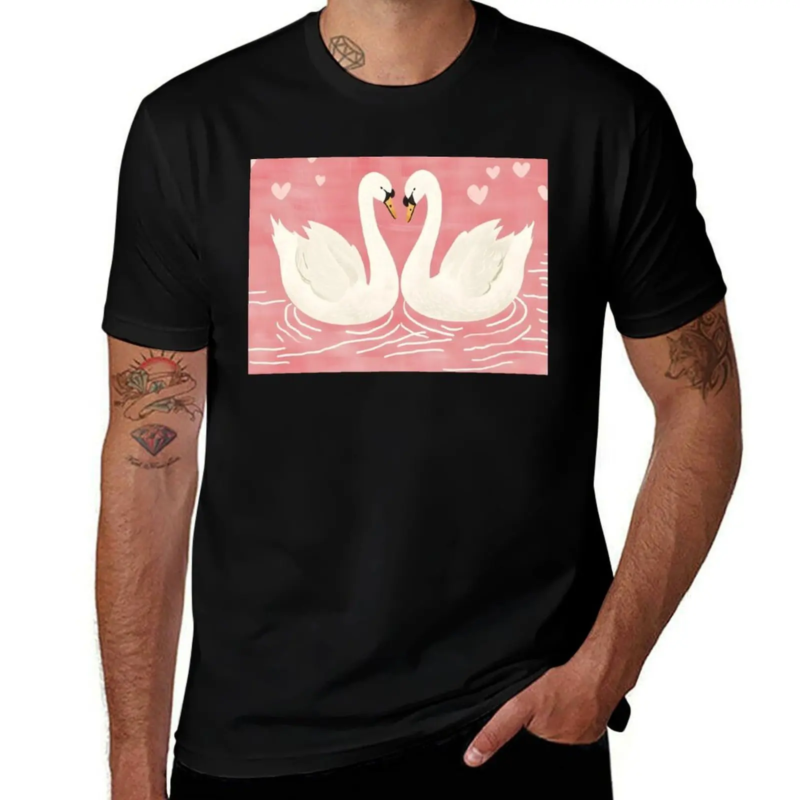 Swans in Love – Pink Romantic Lake Scene T-Shirt oversized essential t shirt graphic t shirt vintage t shirt for men
Swans in Love – Pink Romantic Lake Scene T-Shirt oversized essential t shirt graphic t shirt vintage t shirt for men