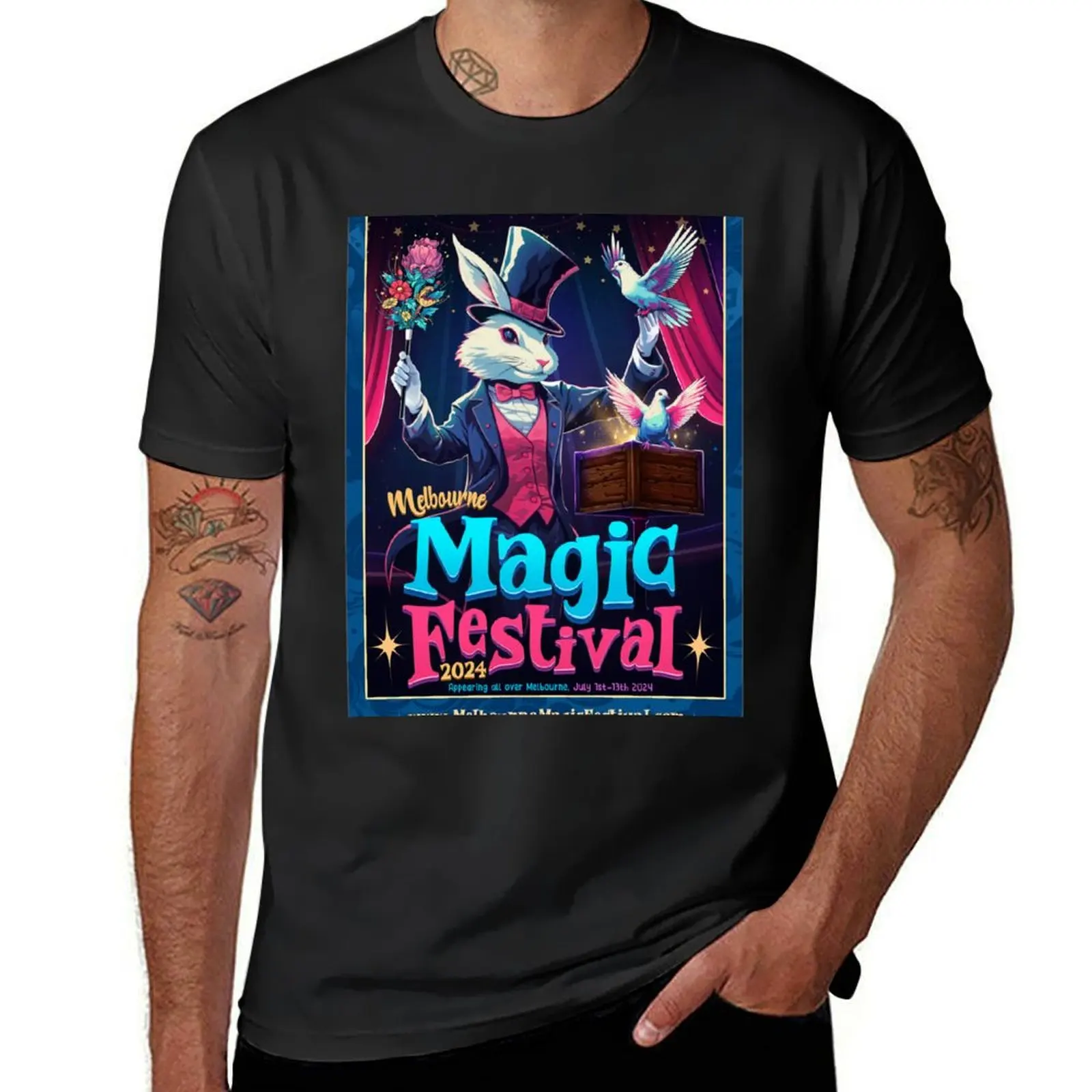 The 2024 Melbourne Magic Festival Poster T-Shirt baggy shirts designer shirts T-shirts for men cotton
The 2024 Melbourne Magic Festival Poster T-Shirt baggy shirts designer shirts T-shirts for men cotton