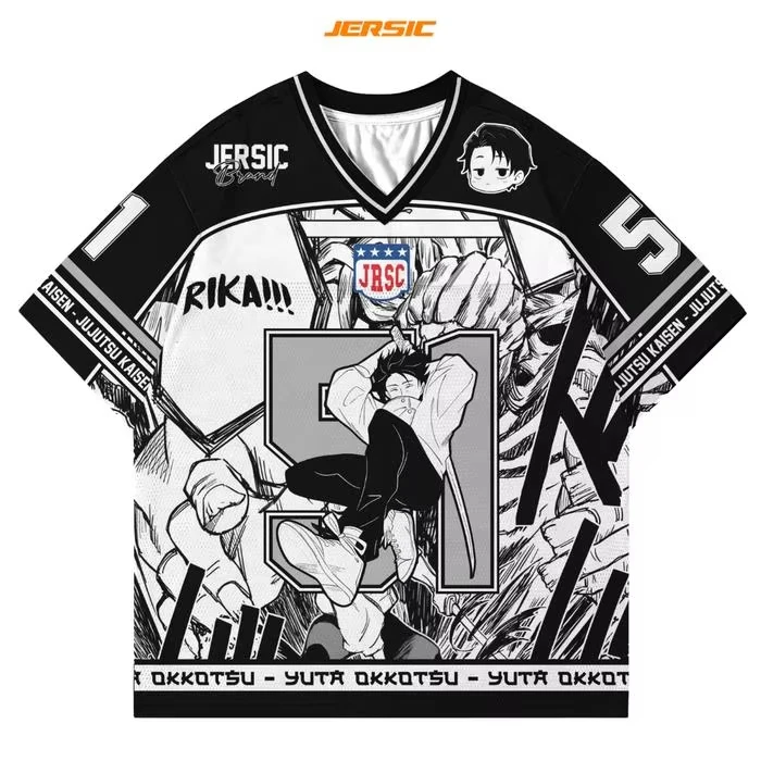2026 New Summer Jujutsu Kaisen Yuta Okkotsu Anime Jersey 3D Print T-shirt Unisex Adult Kids Streetwear V-neck Casual Tops
2026 New Summer Jujutsu Kaisen Yuta Okkotsu Anime Jersey 3D Print T-shirt Unisex Adult Kids Streetwear V-neck Casual Tops