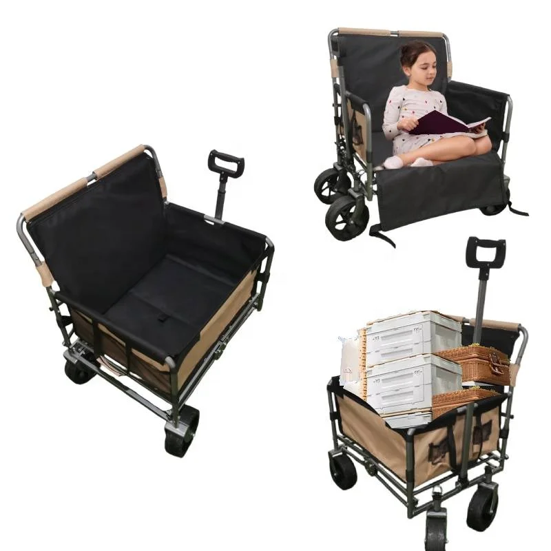 2-in-1 Foldable Wagon Cart Folding Sports Wagons 110LBS Load Heavy Duty Carts for Sand Beach Camping Foldable Wagon
2-in-1 Foldable Wagon Cart Folding Sports Wagons 110LBS Load Heavy Duty Carts for Sand Beach Camping Foldable Wagon