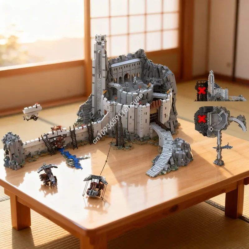 8483pcs MOC Helm S Deep The Ultimate MOD LIGHT Model Toys Building Blocks Festival Gifts Construction Idea Education Brick
8483pcs MOC Helm S Deep The Ultimate MOD LIGHT Model Toys Building Blocks Festival Gifts Construction Idea Education Brick