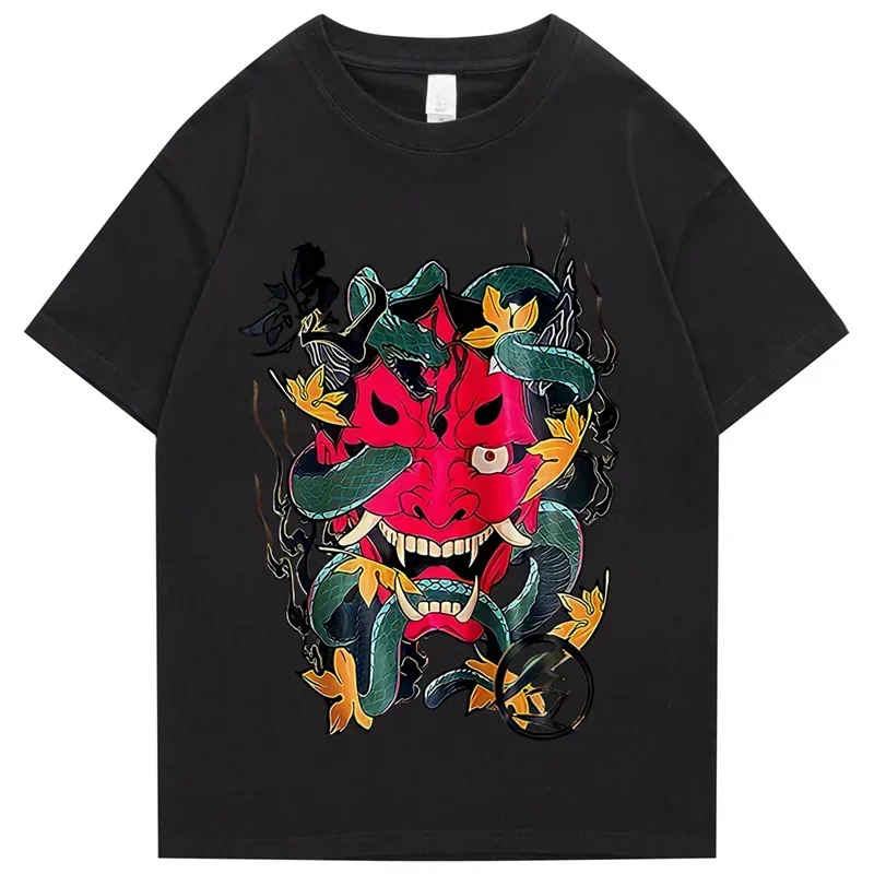 2025 Men's hip-hop men and snake ghost pattern printed 100% pure cotton short-sleeved Harajuku street high-quality clothing
2025 Men's hip-hop men and snake ghost pattern printed 100% pure cotton short-sleeved Harajuku street high-quality clothing