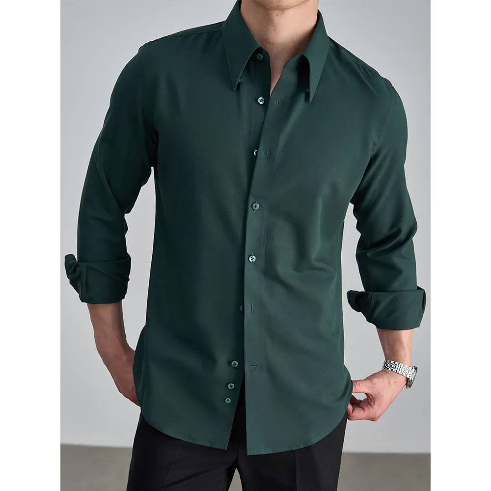 Elegant Commute Series British French-Style Spread Collar Shirt – Breathable, Wrinkle-Resistant, Versatile Formal & Casual Wear
Elegant Commute Series British French-Style Spread Collar Shirt – Breathable, Wrinkle-Resistant, Versatile Formal & Casual Wear