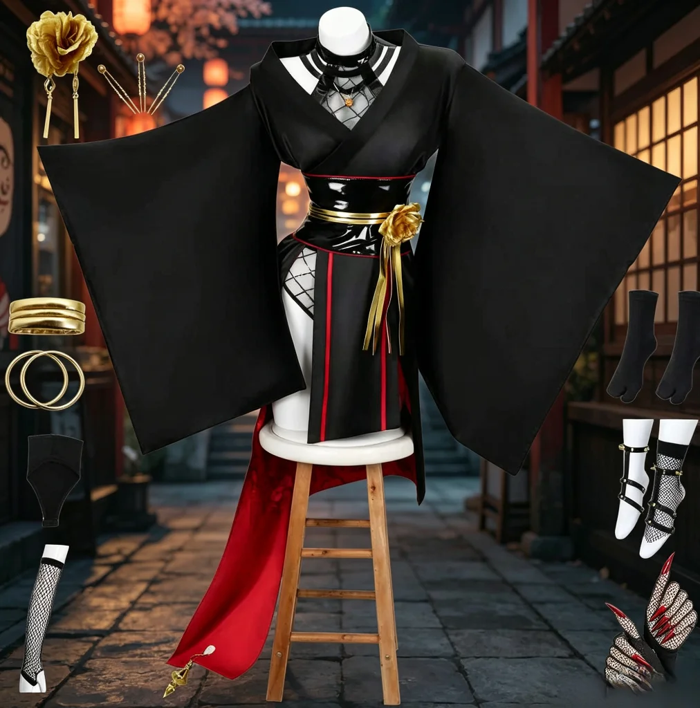 Spy x Family Yor Forger Ninja Cosplay Full Set Black Red Kimono Doujin Assassin Costume
Spy x Family Yor Forger Ninja Cosplay Full Set Black Red Kimono Doujin Assassin Costume