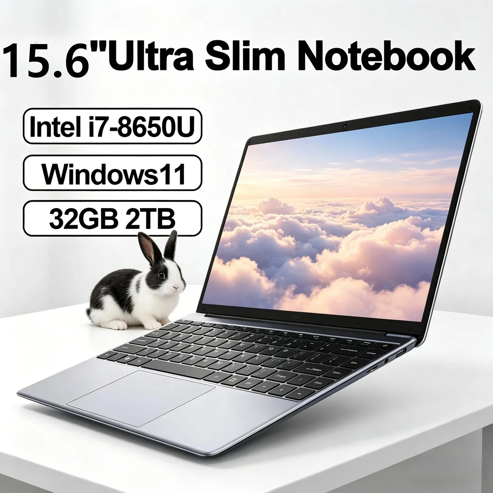 Ultra Slim LENO 15.6" Laptop 2TB Intel Core 8650U Windows 11 1920*1080 HD Gaming Computer PC Gamer office Notebook
Ultra Slim LENO 15.6" Laptop 2TB Intel Core 8650U Windows 11 1920*1080 HD Gaming Computer PC Gamer office Notebook