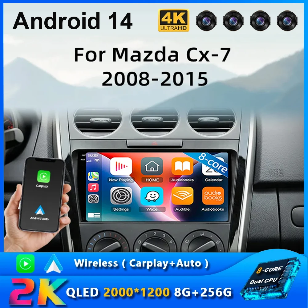 Автомобильный радиоприемник Carplay на Android 14 для MAZDA CX-7 CX7 CX 7 2008 2009 2010-2015, навигация, GPS, мультимедийный плеер, стерео, Wi-Fi, BT
Автомобильный радиоприемник Carplay на Android 14 для MAZDA CX-7 CX7 CX 7 2008 2009 2010-2015, навигация, GPS, мультимедийный плеер, стерео, Wi-Fi, BT