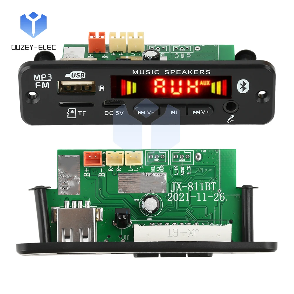 DC6 ~ 18 В аудио усилитель Bluetooth MP3-плеер декодер плата 20 Вт * 2 двухканальный стерео аудио усилитель модуль управления централем автомобиля
DC6 ~ 18 В аудио усилитель Bluetooth MP3-плеер декодер плата 20 Вт * 2 двухканальный стерео аудио усилитель модуль управления централем автомобиля
