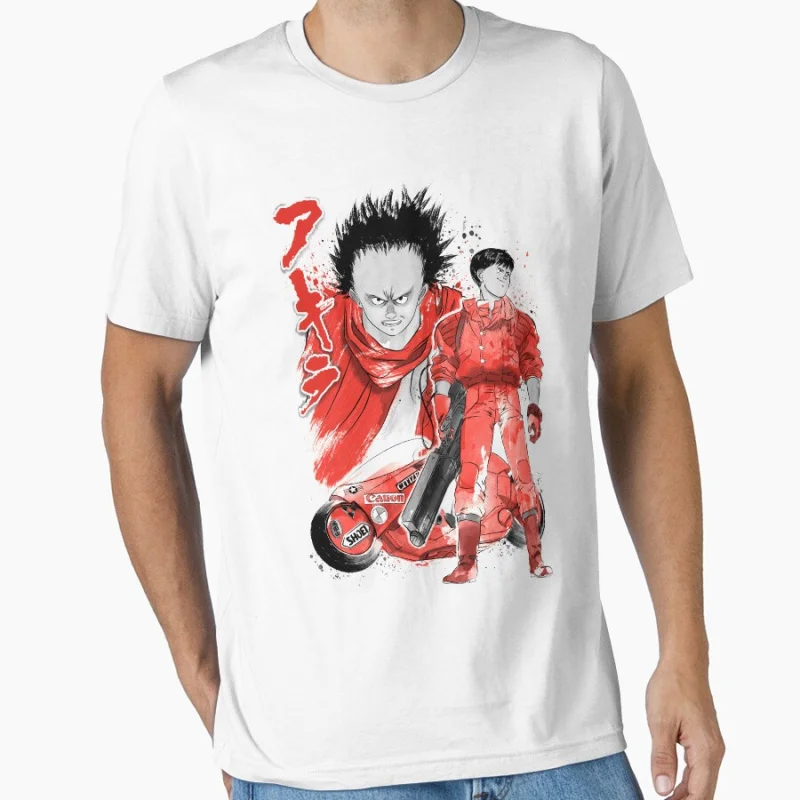 80s Retro Anime Akira Kaneda and Tetsuo Sumi-e Sleeve Short-sleeve crewneck T-shirt for men Large size Adult tops S-6xl
80s Retro Anime Akira Kaneda and Tetsuo Sumi-e Sleeve Short-sleeve crewneck T-shirt for men Large size Adult tops S-6xl