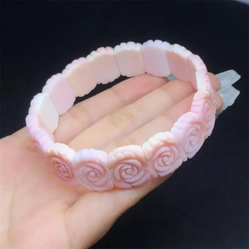 16MM Natural Aliger Gigas Shell Flower Bracelet Jewelry Design Handmade Beads Healing Women Jewelry Holiday Gift 1PCS
16MM Natural Aliger Gigas Shell Flower Bracelet Jewelry Design Handmade Beads Healing Women Jewelry Holiday Gift 1PCS