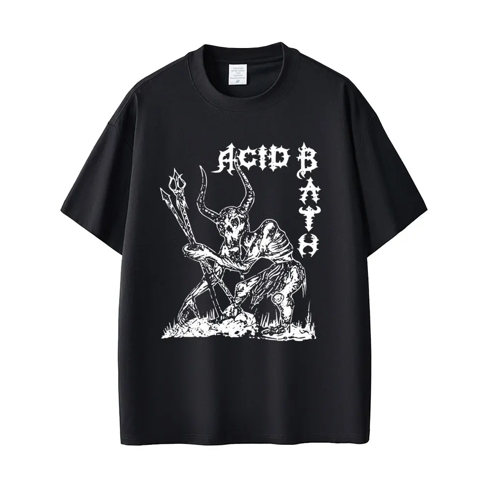 Acid Bath Graphic T-shirt Men Women Clothing Vintage Gothic Rock Short Sleeve T Shirt Male Hip Hop Oversized T-shirts Streetwear
Acid Bath Graphic T-shirt Men Women Clothing Vintage Gothic Rock Short Sleeve T Shirt Male Hip Hop Oversized T-shirts Streetwear