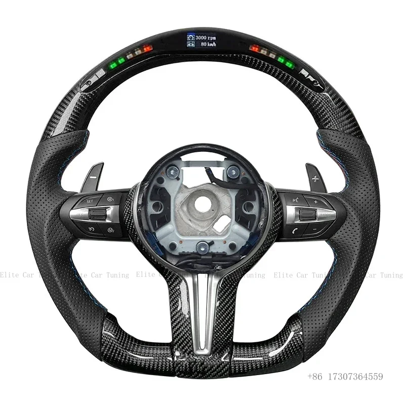 Углепластиковый LED-руль для BMW M3 M4 M5 M6 F01 F02 F06 F07 F10 F11 F12 F13 F30 F32 F80 F82 E90 E60, аксессуары для автомобилей
Углепластиковый LED-руль для BMW M3 M4 M5 M6 F01 F02 F06 F07 F10 F11 F12 F13 F30 F32 F80 F82 E90 E60, аксессуары для автомобилей