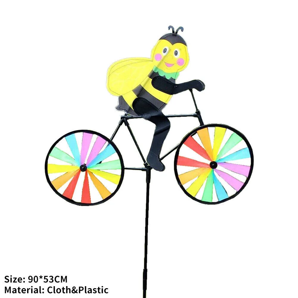 Durable Plastic Animal Bicycle Wind Spinner Yard Lawn Decor Frog Garden Windmill Bee Outdoor Windmill
Durable Plastic Animal Bicycle Wind Spinner Yard Lawn Decor Frog Garden Windmill Bee Outdoor Windmill