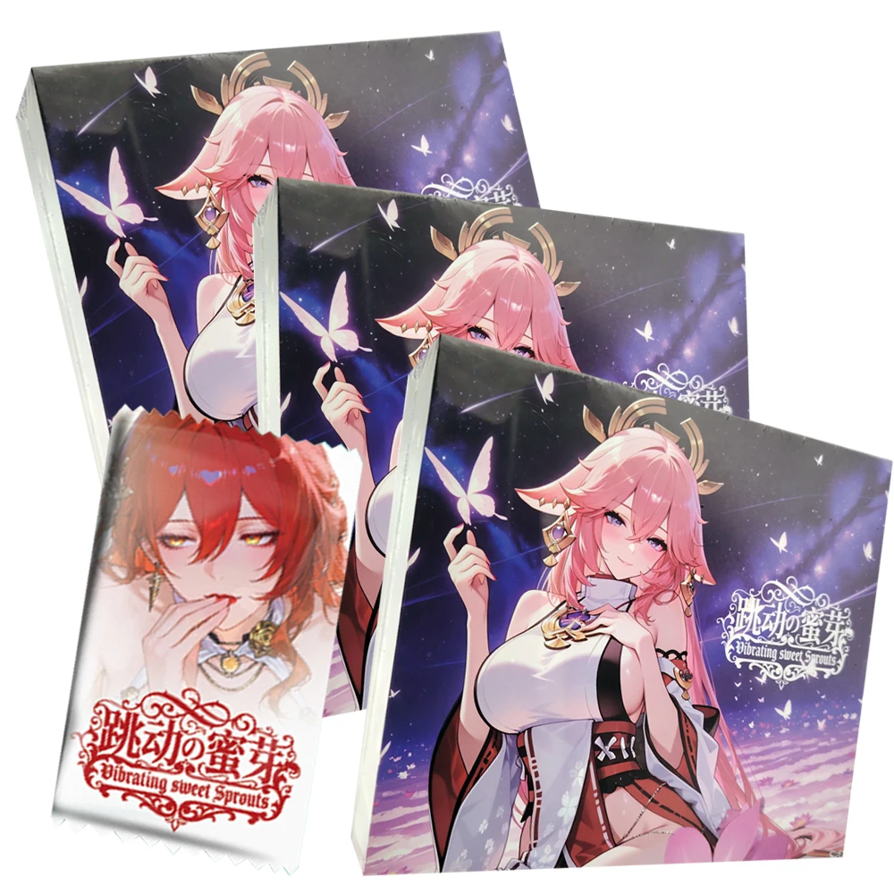 Vibranting Sweet Sprouts Anime Peripheral Cards Trendy and Charming Girl Exquisite TCG Game Hobby Cards Special Birthday Gifts
Vibranting Sweet Sprouts Anime Peripheral Cards Trendy and Charming Girl Exquisite TCG Game Hobby Cards Special Birthday Gifts