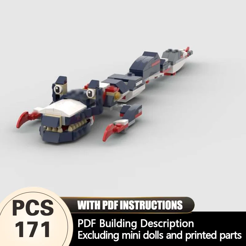 Creators Animal Series Model MOC Building Bricks Claw Fish Modular Technology Gifts Holiday Assemble Children Toys Suit
Creators Animal Series Model MOC Building Bricks Claw Fish Modular Technology Gifts Holiday Assemble Children Toys Suit