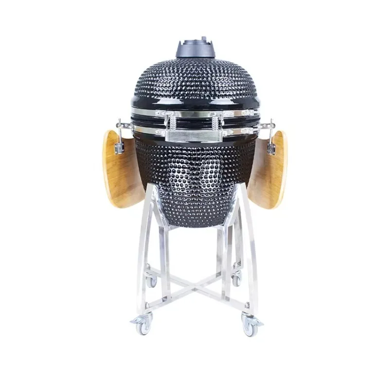 21 Inch Black Kamado Ceramic Stainless Steel Smoker BBQ Portable Charcoal Bbq Grill
21 Inch Black Kamado Ceramic Stainless Steel Smoker BBQ Portable Charcoal Bbq Grill