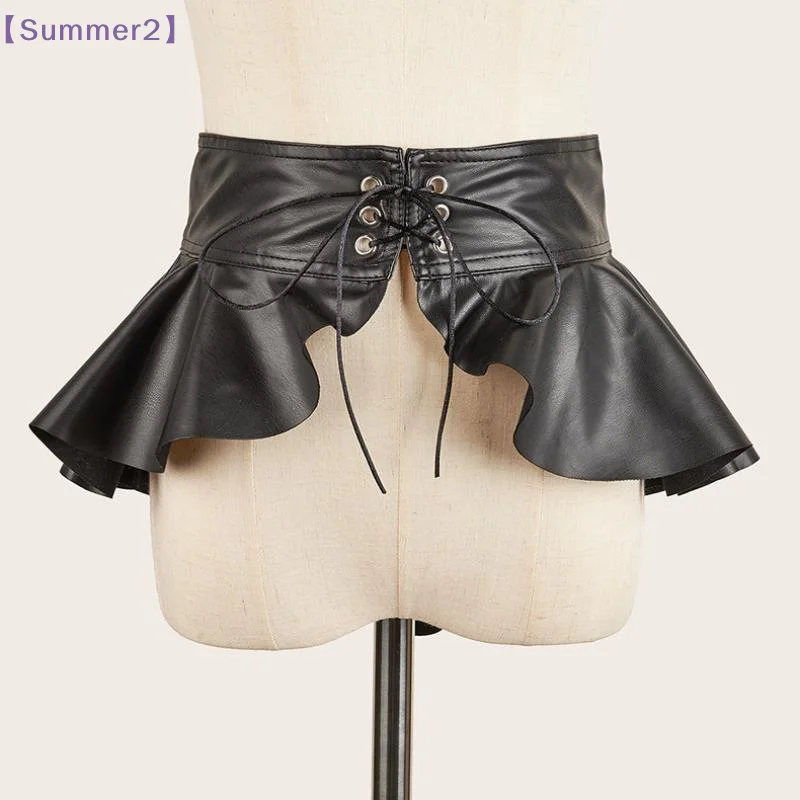 【Xia2】French Niche Design Waistband Adjustable PU Leather Wide Belt Y2K Punk Style Tie Waist Belt For Skirt Dress Accessories{S}
【Xia2】French Niche Design Waistband Adjustable PU Leather Wide Belt Y2K Punk Style Tie Waist Belt For Skirt Dress Accessories{S}