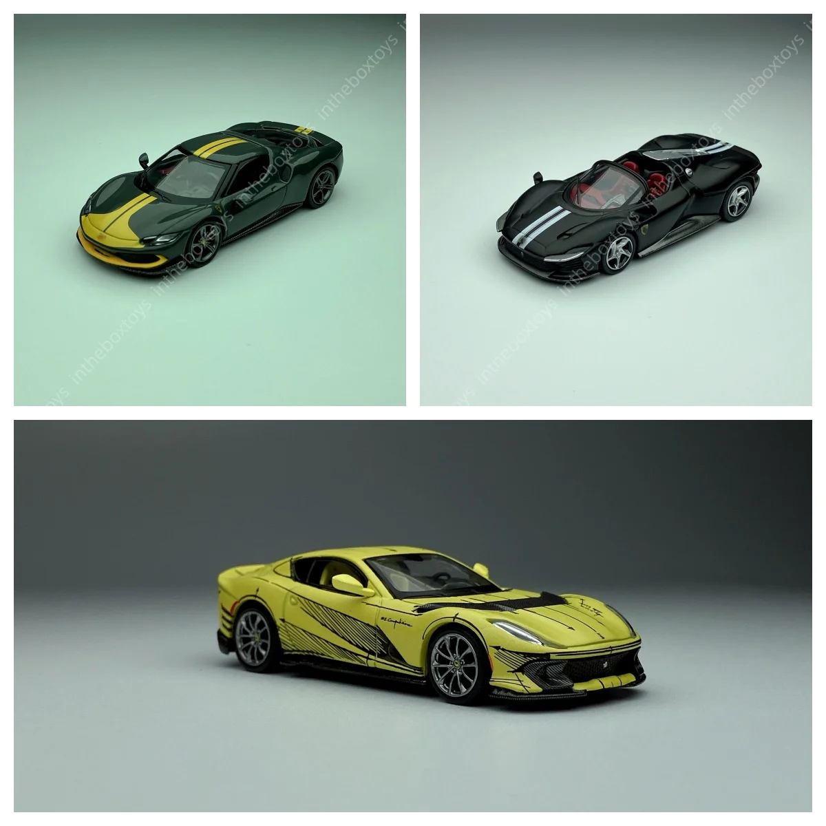 Коллекционная модель автомобиля BBR 1/64 296 GTB 812 Competizione Daytona SP3 Super Car, лимитированная серия, из сплава, для хобби
Коллекционная модель автомобиля BBR 1/64 296 GTB 812 Competizione Daytona SP3 Super Car, лимитированная серия, из сплава, для хобби