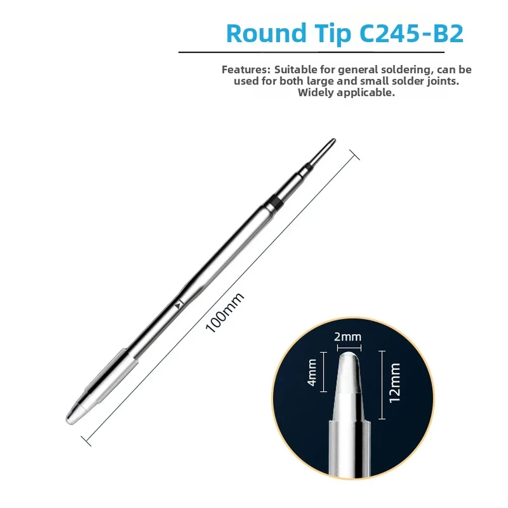 1pc C245 Series Soldering Iron Tip FOR OSS TEAM C245 Integrated Soldering Iron Tip Fast Heating Soldering Station Tip
1pc C245 Series Soldering Iron Tip FOR OSS TEAM C245 Integrated Soldering Iron Tip Fast Heating Soldering Station Tip