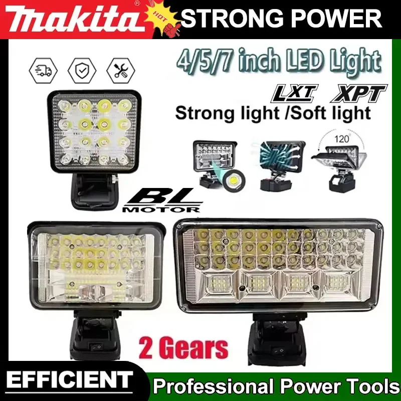 Светодиодный светильник Makita, портативные прожекторы, беспроводной 4/5/7 дюймов, ручной аварийный инструмент для работы на открытом воздухе, рыбалки, подходит для батареи 18 В
Светодиодный светильник Makita, портативные прожекторы, беспроводной 4/5/7 дюймов, ручной аварийный инструмент для работы на открытом воздухе, рыбалки, подходит для батареи 18 В