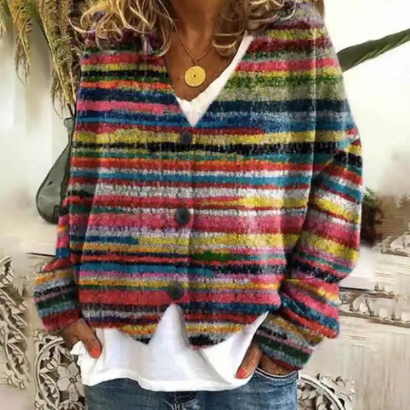 Women's Soft Knitted Cardigan Sweater Casual Faion Jaet Comfortable Mid-aged And ly Clothing Accories
Women's Soft Knitted Cardigan Sweater Casual Faion Jaet Comfortable Mid-aged And ly Clothing Accories