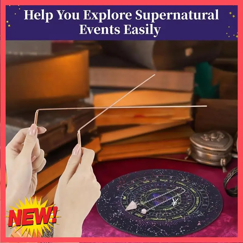 B17C Комплект медных лозоходных стержней, комплект лозоходных напитков для исследования воды, палочки для ведьм для гадания, охоты на привидения, духовные
B17C Комплект медных лозоходных стержней, комплект лозоходных напитков для исследования воды, палочки для ведьм для гадания, охоты на привидения, духовные