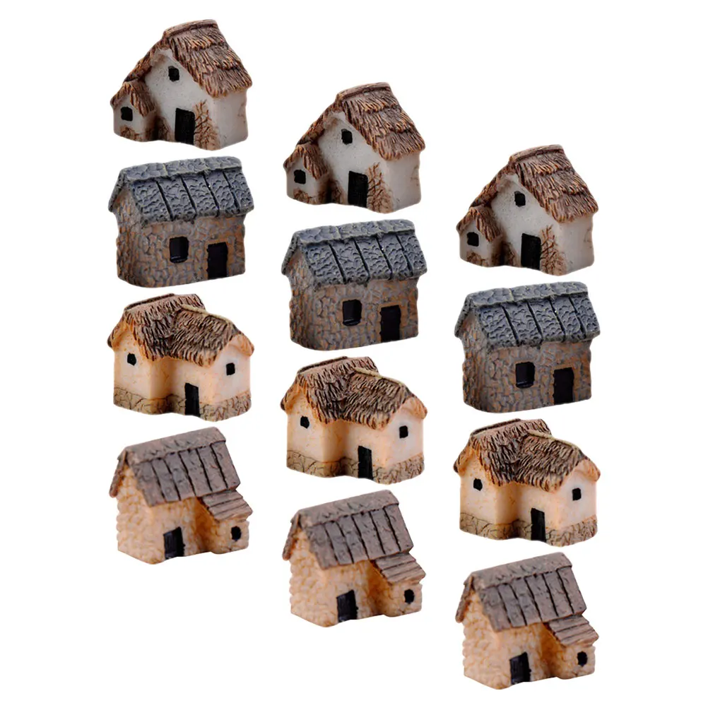 12 Pcs Moss Micro Landscape Mini House Statue Fairy Garden Cottage Ornaments Glass Artificial Resin Stone Houses Decor
12 Pcs Moss Micro Landscape Mini House Statue Fairy Garden Cottage Ornaments Glass Artificial Resin Stone Houses Decor