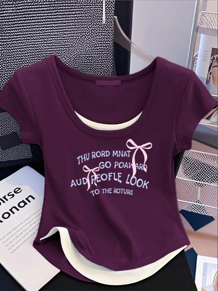 Футболка Slim Fit ort Sve, женская футболка U-Ne Splice Design, модный летний новый Sle, корейская версия, смесь хлопка...
Футболка Slim Fit ort Sve, женская футболка U-Ne Splice Design, модный летний новый Sle, корейская версия, смесь хлопка...