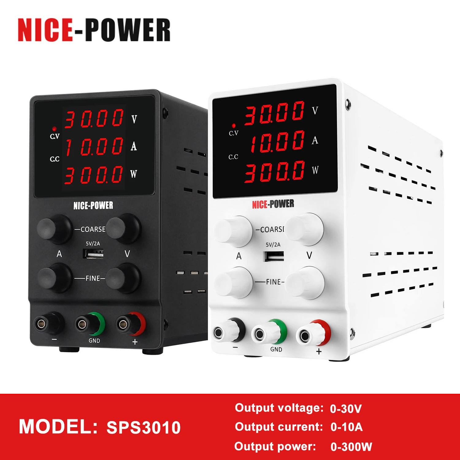 NICE-POWER Laboratory Switching DC Power Supply Variable Voltage Regulator Adjustable Convertor Bench Power Source Phone Repair
NICE-POWER Laboratory Switching DC Power Supply Variable Voltage Regulator Adjustable Convertor Bench Power Source Phone Repair