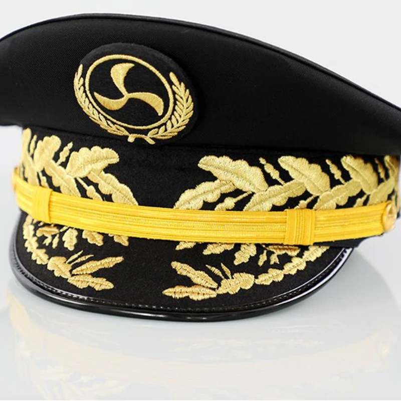 Designer Men and Women Captain Seafarer Large Security Hat Stage Performance Performance Gorras Para Hombres 모자 Casquette Homme
Designer Men and Women Captain Seafarer Large Security Hat Stage Performance Performance Gorras Para Hombres 모자 Casquette Homme