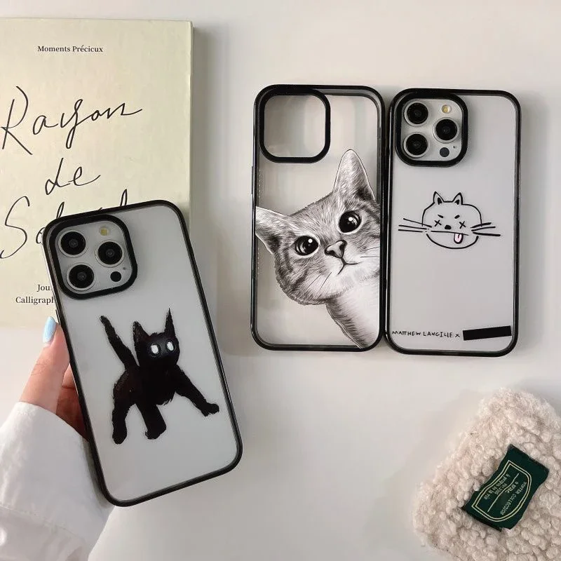 Cute Cat 2.0 Acrylic Black Border Phone Case Cover for iPhone 11 12 13 14 15 16 Pro Max Case
Cute Cat 2.0 Acrylic Black Border Phone Case Cover for iPhone 11 12 13 14 15 16 Pro Max Case