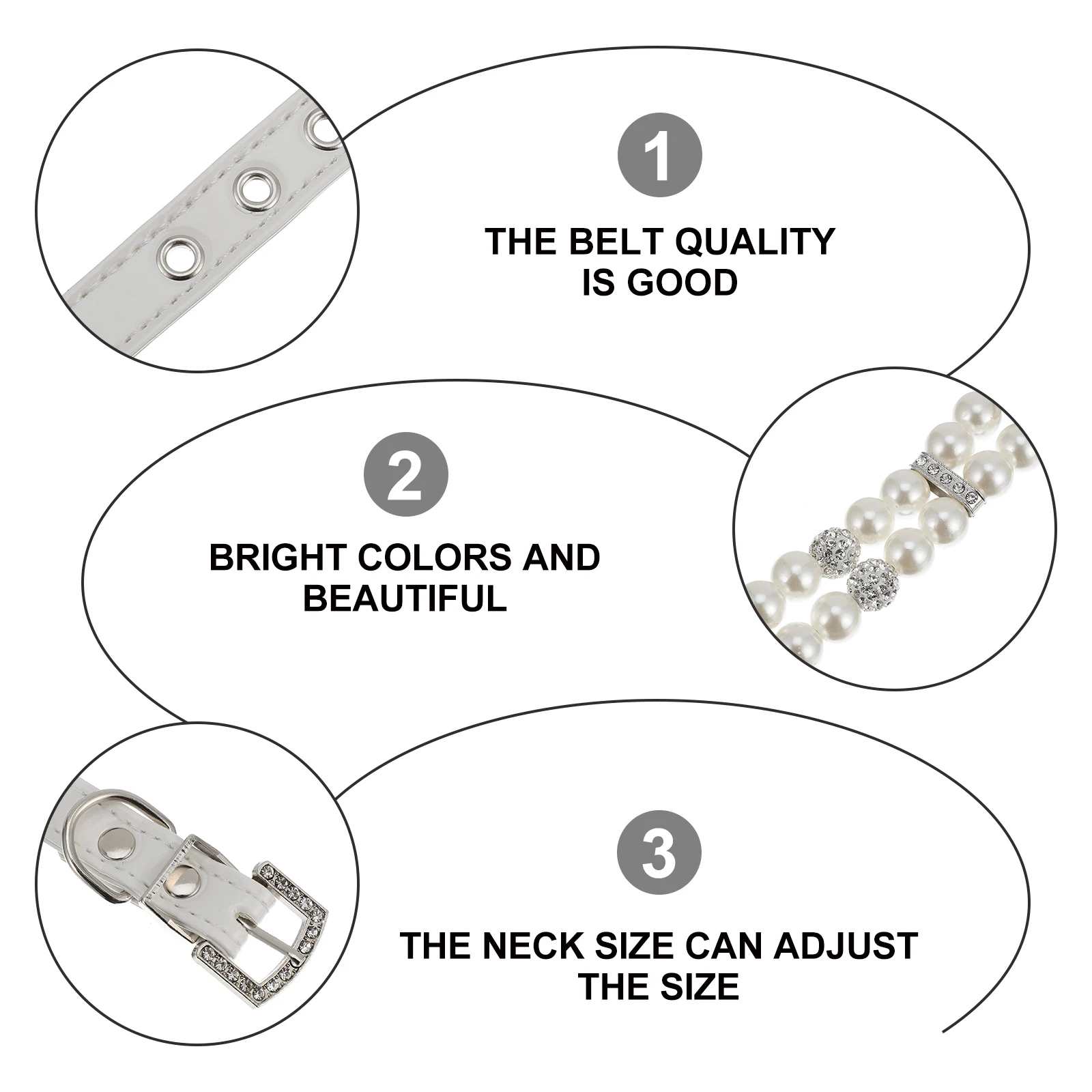 Dog Pearl Collar White Imitation Pearls Adjustable Size Easy Wear Pet Supplies Necklace Kitten Puppy Birthday Holiday Outfits
Dog Pearl Collar White Imitation Pearls Adjustable Size Easy Wear Pet Supplies Necklace Kitten Puppy Birthday Holiday Outfits
