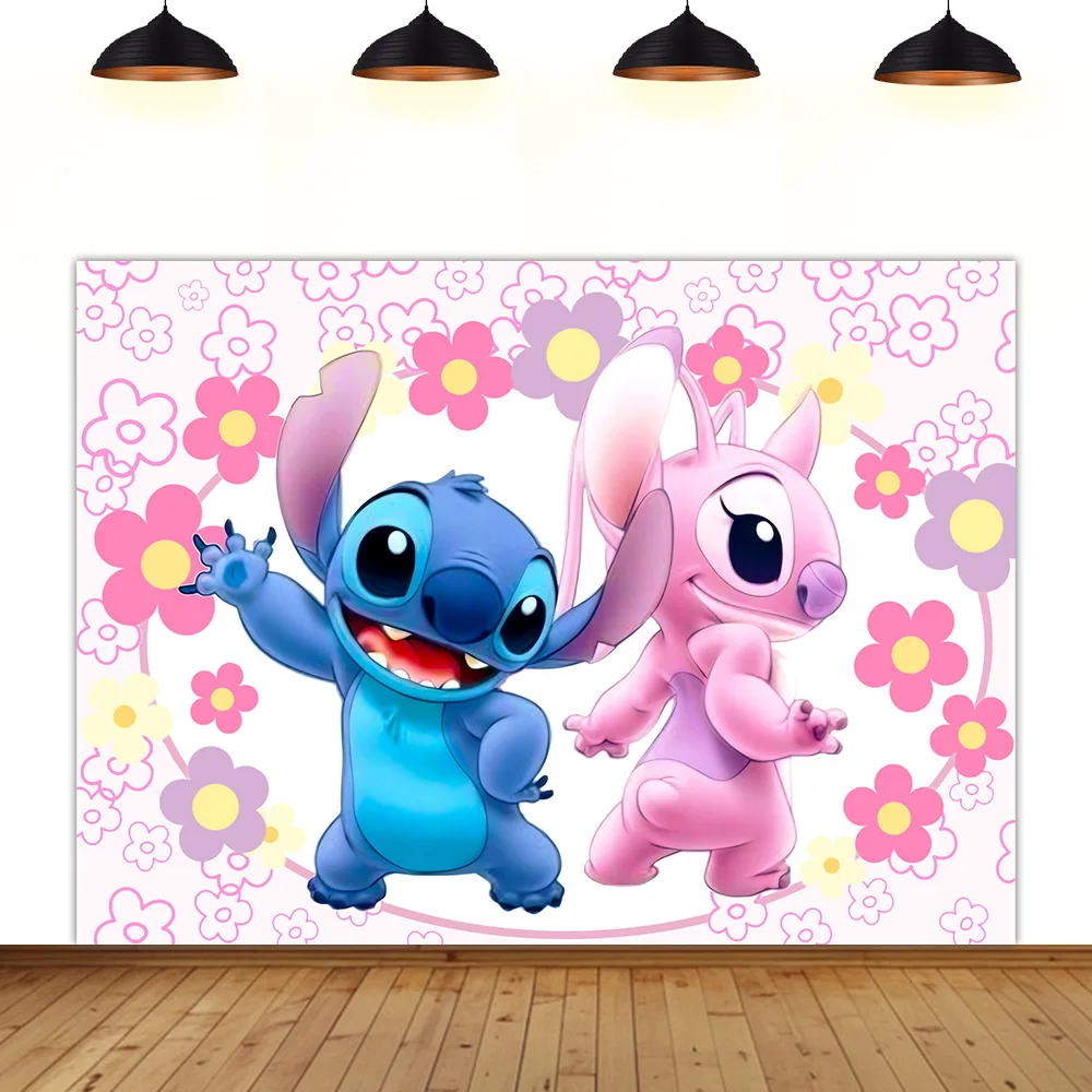 birthday party background Stitch theme Angel lovers pink blue beach baby children room decorate birthday gift backdrop
birthday party background Stitch theme Angel lovers pink blue beach baby children room decorate birthday gift backdrop