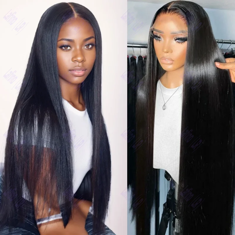 40 Inch 13x6 HD Straight Lace Frontal Human Hair Wig Bone Straight Lace Front Wig 13x4 Lace Front Brazilian Wigs For Black Women
40 Inch 13x6 HD Straight Lace Frontal Human Hair Wig Bone Straight Lace Front Wig 13x4 Lace Front Brazilian Wigs For Black Women