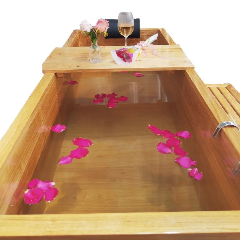 Square oak bath adult wooden barrel solid wood household wooden full body beauty salon
Square oak bath adult wooden barrel solid wood household wooden full body beauty salon