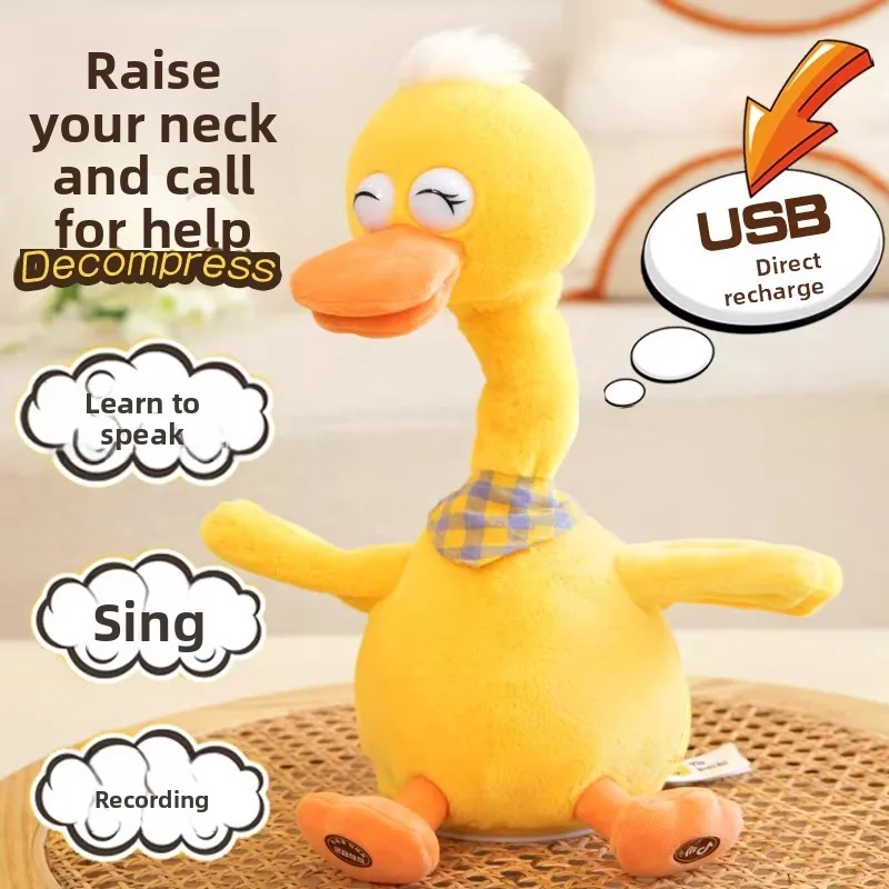 High Quality Baby Doll Toy for 0- Years Old Early Education Plush Stuffed Animal Repeating Duckling Soothing Doll Toy
High Quality Baby Doll Toy for 0- Years Old Early Education Plush Stuffed Animal Repeating Duckling Soothing Doll Toy