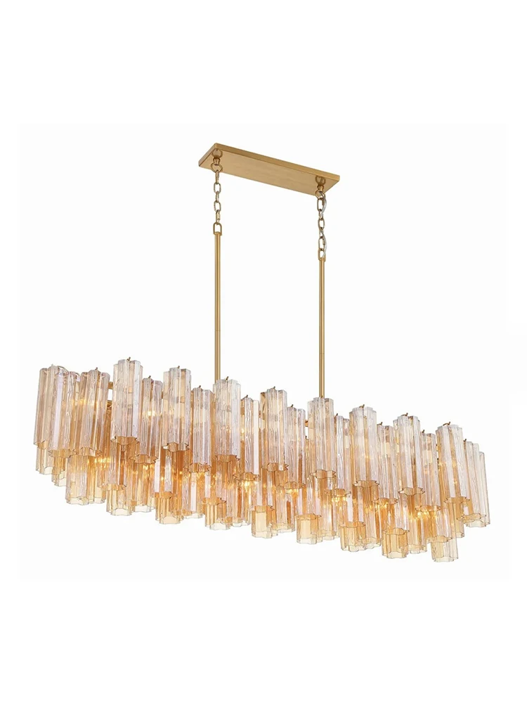 Modern Luxury Amber Glass 1030 Chandelier Elegant Home-applicants LED E14 Dimmable Lighting For Dining Room Table Island
Modern Luxury Amber Glass 1030 Chandelier Elegant Home-applicants LED E14 Dimmable Lighting For Dining Room Table Island