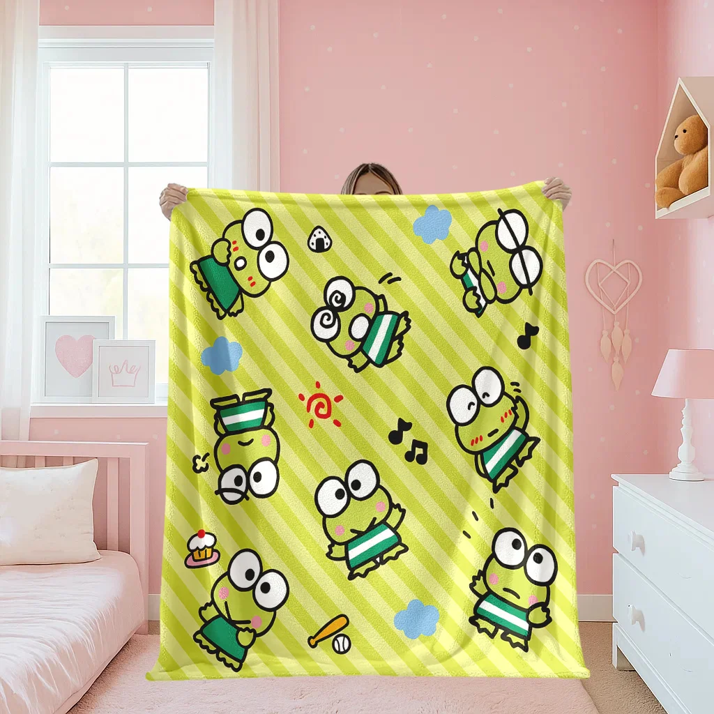 1pc Keroppi Frog Flannel Blanket 2D Single Print Cute Soft Cozy Warm Comfortable Bed Blanket Home Bedroom Living Room Kids Room
1pc Keroppi Frog Flannel Blanket 2D Single Print Cute Soft Cozy Warm Comfortable Bed Blanket Home Bedroom Living Room Kids Room