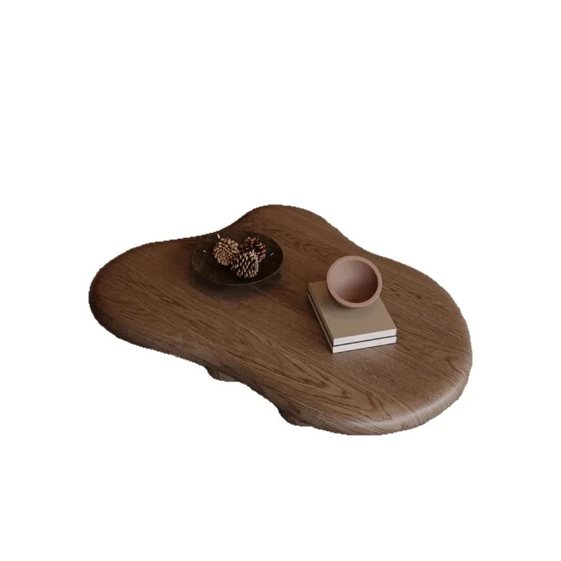 Log material Nordic Danish table walnut coffee table light luxury
Log material Nordic Danish table walnut coffee table light luxury